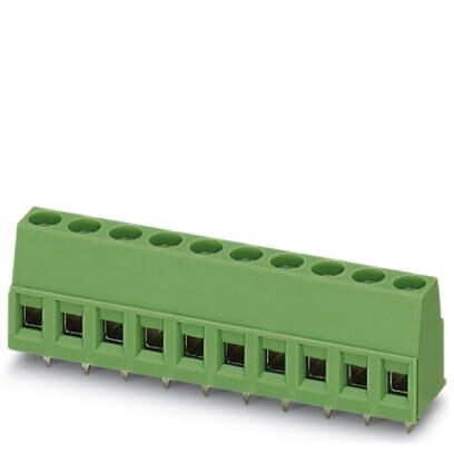 Phoenix Contact PCB Terminal Block; MKDSP 1.5/ 6; 6 Positions; 17.5A; 400V; #26 - 14; Screw w/ Tension Sleeve Connection; Green